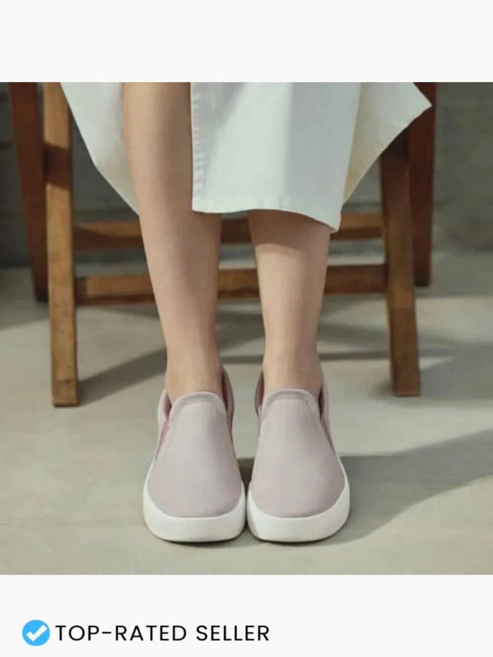 Slip-On Platform Sneakers Breathable Canvas Comfort Casual Minimal Everyday Wear